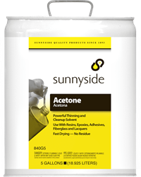 Show details for Paint Remover Acetone Sunnyside - 5gal. Picture of Paint Remover Acetone Sunnyside - 5gal.