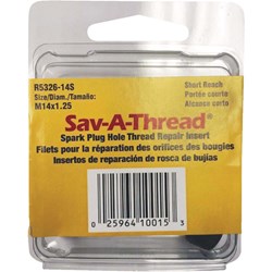 Show details for HeliCoil Spark Plug Thread Insert - Short Picture of HeliCoil Spark Plug Thread Insert - Short