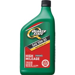 Show details for Quaker State Higher Mileage Motor Oil - 10W-30 Picture of Quaker State Higher Mileage Motor Oil - 10W-30