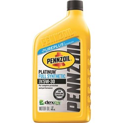 Show details for Pennzoil Synthetic Motor Oil - 5W-30 Picture of Pennzoil Synthetic Motor Oil - 5W-30