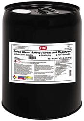Show details for Quick Clean Safety Solvent and Degreaser, 5 Gal Picture of Quick Clean Safety Solvent and Degreaser, 5 Gal