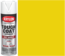 Show details for Paint Aerosol Tough Coat Advanced Krylon - Safety OSHA Yellow Gloss Picture of Paint Aerosol Tough Coat Advanced Krylon - Safety OSHA Yellow Gloss