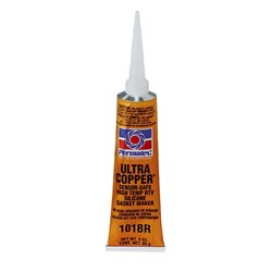 Show details for PERMATEX Ultra Copper High-Temp RTV Silicone Gasket Picture of PERMATEX Ultra Copper High-Temp RTV Silicone Gasket