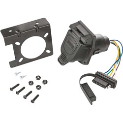 Show details for Reese Towpower 7-Blade, 4/5-Flat Professional Vehicle Side Connector Picture of Reese Towpower 7-Blade, 4/5-Flat Professional Vehicle Side Connector