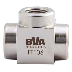 Show details for Fitting Tee 3/8"-18 NPTF 10,000 PSI Picture of Fitting Tee 3/8"-18 NPTF 10,000 PSI