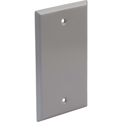 Show details for Bell Single Gang Blank Weatherproof Outdoor Box Cover Picture of Bell Single Gang Blank Weatherproof Outdoor Box Cover
