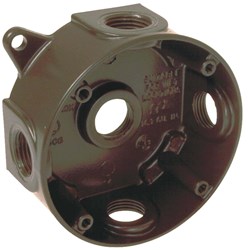 Show details for Bell Weatherproof Outdoor Round Box Picture of Bell Weatherproof Outdoor Round Box