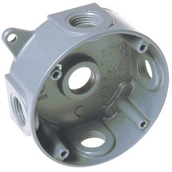 Show details for Bell Weatherproof Outdoor Round Box Picture of Bell Weatherproof Outdoor Round Box