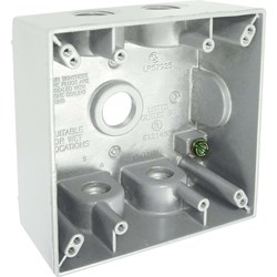 Show details for Bell Aluminum Weatherproof Outdoor Outlet Box Picture of Bell Aluminum Weatherproof Outdoor Outlet Box