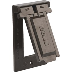 Show details for Bell Vertical Mount Weatherproof Outdoor Box Cover Picture of Bell Vertical Mount Weatherproof Outdoor Box Cover