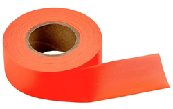 Show details for Flagging Tape 1-3/16” x 150’ – Orange Glow Picture of Flagging Tape 1-3/16” x 150’ – Orange Glow