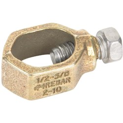 Show details for Bronze Ground Clamp Picture of Bronze Ground Clamp