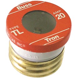 Show details for Bussmann TL Plug Fuse Picture of Bussmann TL Plug Fuse