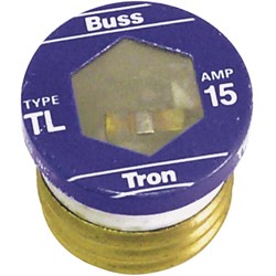 Show details for Bussmann TL Plug Fuse Picture of Bussmann TL Plug Fuse