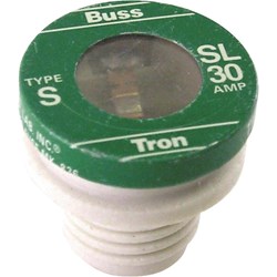 Show details for Bussmann SL Plug Fuse Picture of Bussmann SL Plug Fuse