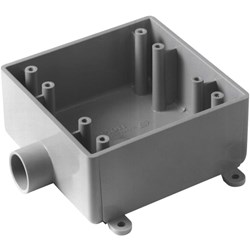 Show details for Carlon Rigid Non-Metallic Dead-End Termination Wall Box Picture of Carlon Rigid Non-Metallic Dead-End Termination Wall Box