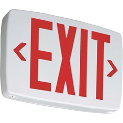 Show details for Lithonia Quantum LED Exit Light with Battery Picture of Lithonia Quantum LED Exit Light with Battery
