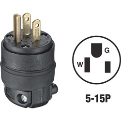 Show details for Leviton Rough Use Cord Plug Picture of Leviton Rough Use Cord Plug