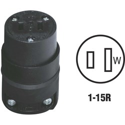 Show details for Leviton Rough Use Cord Connector Picture of Leviton Rough Use Cord Connector