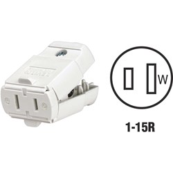Show details for Leviton Hinged Cord Connector Picture of Leviton Hinged Cord Connector