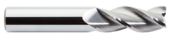 Show details for TuffCut X-AL 3 Flute End Mill Finisher - 10mmx22x70x1R Picture of TuffCut X-AL 3 Flute End Mill Finisher - 10mmx22x70x1R