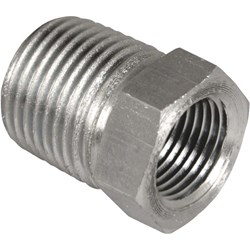 Show details for Apache Hydraulic Male x Female Hose Adapter Reducer Bushing - 1/2" x 3/8" Picture of Apache Hydraulic Male x Female Hose Adapter Reducer Bushing - 1/2" x 3/8"