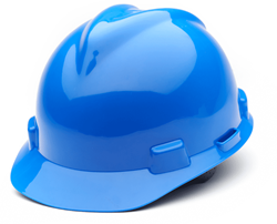 Show details for Hard Hat Cap w/ Fas-Trac Suspension – Blue Picture of Hard Hat Cap w/ Fas-Trac Suspension – Blue