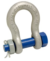 Show details for Shackles Safety w/ Bolt & Pin Cooper Campbell – 1/2" Picture of Shackles Safety w/ Bolt & Pin Cooper Campbell – 1/2"