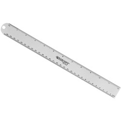 Show details for Westcott Aluminum Ruler Picture of Westcott Aluminum Ruler