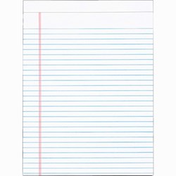 Show details for Staples White Legal Pad - 8-1/2" x 11" Picture of Staples White Legal Pad - 8-1/2" x 11"