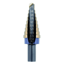 Show details for Drill Bit Cobalt Unibit Irwin – 1/4"-3/4" Picture of Drill Bit Cobalt Unibit Irwin – 1/4"-3/4"