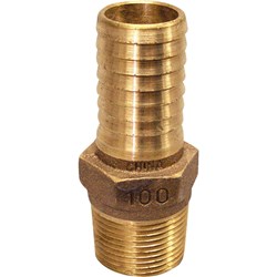 Show details for Low Lead Brass Hose Barb Male Adapter -3/4"MIP x 3/4"Insert Picture of Low Lead Brass Hose Barb Male Adapter -3/4"MIP x 3/4"Insert