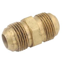 Show details for Anderson Metals Full Flare Union Brass Connector Fitting - 3/8" Picture of Anderson Metals Full Flare Union Brass Connector Fitting - 3/8"