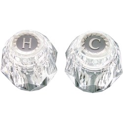 Show details for Moen or Stanadyne Crystal Faucet Handle Picture of Moen or Stanadyne Crystal Faucet Handle