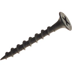 Show details for Grip-Rite Coarse Thread Black Phosphate Drywall Screw - #8x3" Picture of Grip-Rite Coarse Thread Black Phosphate Drywall Screw - #8x3"