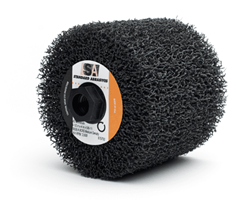 Show details for Buff & Blend Brush w/ Nut 5/8-11 Standard - 4-1/2"x4" Picture of Buff & Blend Brush w/ Nut 5/8-11 Standard - 4-1/2"x4"