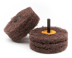 Show details for Buff & Blend Wheel w/ Stem 3ply Standard – 3”gp Picture of Buff & Blend Wheel w/ Stem 3ply Standard – 3”gp