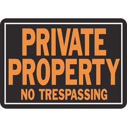 Show details for Hy-Ko Private Property No Trespassing Picture of Hy-Ko Private Property No Trespassing