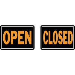 Show details for Hy-Ko Open/Closed sign Picture of Hy-Ko Open/Closed sign