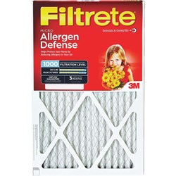 Show details for 3M Filtrete Allergen Defense Air Conditioner & Furnace Filter - 16"x25"x1" Picture of 3M Filtrete Allergen Defense Air Conditioner & Furnace Filter - 16"x25"x1"