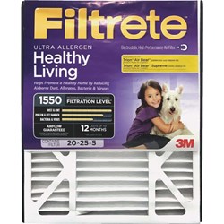 Show details for 3M Filtrete Ultra Allergen Healthy Living Deep Pleat Air Conditioner & Furnace Filter - 20"x25"x5" Picture of 3M Filtrete Ultra Allergen Healthy Living Deep Pleat Air Conditioner & Furnace Filter - 20"x25"x5"