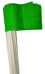Show details for Wire Flag 4”x5” – Green Glow Picture of Wire Flag 4”x5” – Green Glow