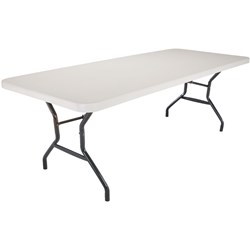 Show details for Lifetime Rectangle Hourglass Leg Folding Table Picture of Lifetime Rectangle Hourglass Leg Folding Table