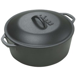 Show details for Lodge 5 Qt Cast Iron Dutch Oven Picture of Lodge 5 Qt Cast Iron Dutch Oven