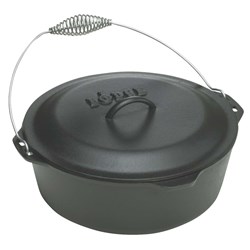 Show details for Lodge Cast Iron Dutch Oven With Iron Cover Picture of Lodge Cast Iron Dutch Oven With Iron Cover