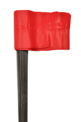 Show details for Wire Flag 4”x5” – Red  Picture of Wire Flag 4”x5” – Red