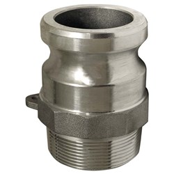 Show details for 2 In. Part F Male Cam & Groove Adapter Picture of 2 In. Part F Male Cam & Groove Adapter