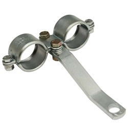 Show details for Stamped Steel 1/2 In. Double Breakaway Clamps Picture of Stamped Steel 1/2 In. Double Breakaway Clamps