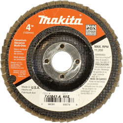 Show details for 4" x 5/8" Multi-Disc, 60 Grit, Angled Type 29 Picture of 4" x 5/8" Multi-Disc, 60 Grit, Angled Type 29