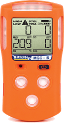 Show details for Gas Detector Gas 4 w/ Diffusion Gas Clip Technologies - H2S, CO, O2, LE Picture of Gas Detector Gas 4 w/ Diffusion Gas Clip Technologies - H2S, CO, O2, LE